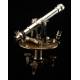 Antique Bellieni Theodolite in Good and Working Condition. France, 1910-20