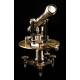 Antique Bellieni Theodolite in Good and Working Condition. France, 1910-20