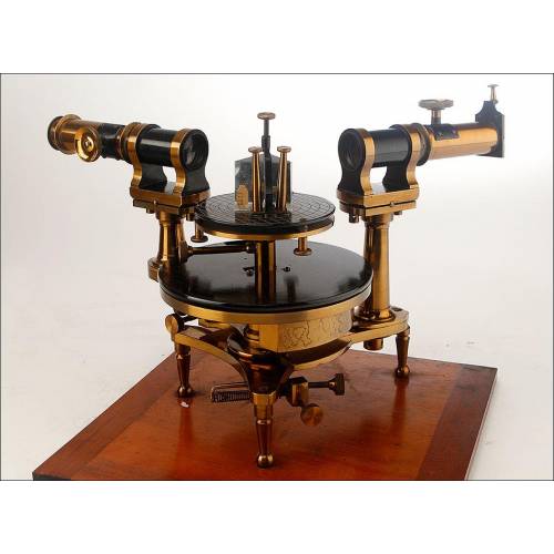 Magnífico Espectroscopio Antiguo en Excelente Estado. Inglaterra, Circa 1900