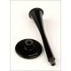 Rare Ebony Wood Stethoscope. Late 19th Century