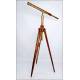 Stunning Antique Celestial Telescope with Original Tripod. Circa 1880