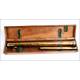 Stunning Antique Celestial Telescope with Original Tripod. Circa 1880