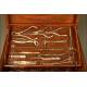 Gran Estuche Completo con Instrumental de Dentista, Circa 1920. Con Tres Bandejas Extraíbles