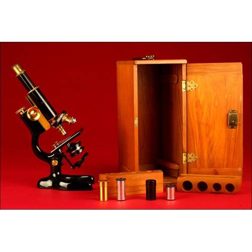 Superb Professional Bautsch & Lomb Microscope of the Year 1897.