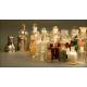 Large Collection of Glass Apothecary Bottles and Labels. 1st Half s. XX.