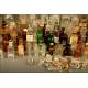 Large Collection of Glass Apothecary Bottles and Labels. 1st Half s. XX.