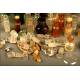 Large Collection of Glass Apothecary Bottles and Labels. 1st Half s. XX.