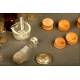 Large Collection of Glass Apothecary Bottles and Labels. 1st Half s. XX.