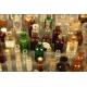 Large Collection of Glass Apothecary Bottles and Labels. 1st Half s. XX.
