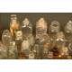 Large Collection of Glass Apothecary Bottles and Labels. 1st Half s. XX.