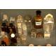 Large Collection of Glass Apothecary Bottles and Labels. 1st Half s. XX.