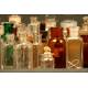 Large Collection of Glass Apothecary Bottles and Labels. 1st Half s. XX.
