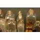 Large Collection of Glass Apothecary Bottles and Labels. 1st Half s. XX.