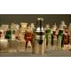 Large Collection of Glass Apothecary Bottles and Labels. 1st Half s. XX.