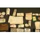 Large Collection of Glass Apothecary Bottles and Labels. 1st Half s. XX.