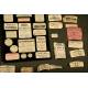 Large Collection of Glass Apothecary Bottles and Labels. 1st Half s. XX.