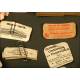 Large Collection of Glass Apothecary Bottles and Labels. 1st Half s. XX.