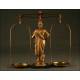 Elegant Pharmacy Scale in Very Good Condition. Years 70 of S. XX. With Image of Asclepius