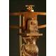 Elegant Pharmacy Scale in Very Good Condition. Years 70 of S. XX. With Image of Asclepius