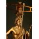 Elegant Pharmacy Scale in Very Good Condition. Years 70 of S. XX. With Image of Asclepius