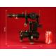 Rare German Theodolite Meterological Theodolite for Probe Balloons. Very well preserved.