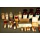 Rare Collection of Medicine Bottles. 1st Third of XX Century. With Products Inside
