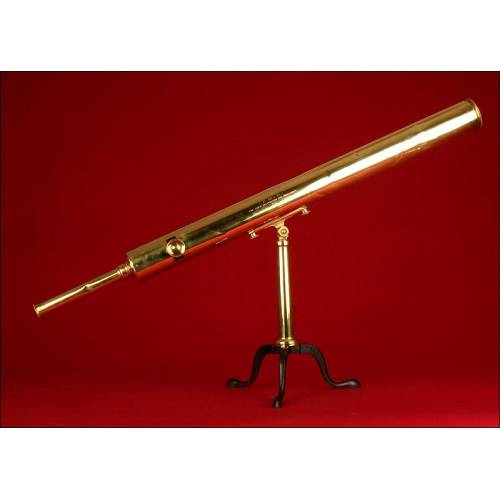 English Astronomical Telescope 1907, In Perfect Working Condition.