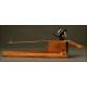 French Inclinometer, WWI. In Perfect Condition. With its original walnut box.