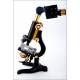 Magnificent W. Watsons & Sons Microscope with binocular attachment. England, Circa 1920
