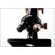 Magnificent W. Watsons & Sons Microscope with binocular attachment. England, Circa 1920