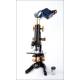 Magnificent W. Watsons & Sons Microscope with binocular attachment. England, Circa 1920
