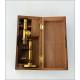 Attractive Fine Working Antique Brass Microscope. Circa 1900
