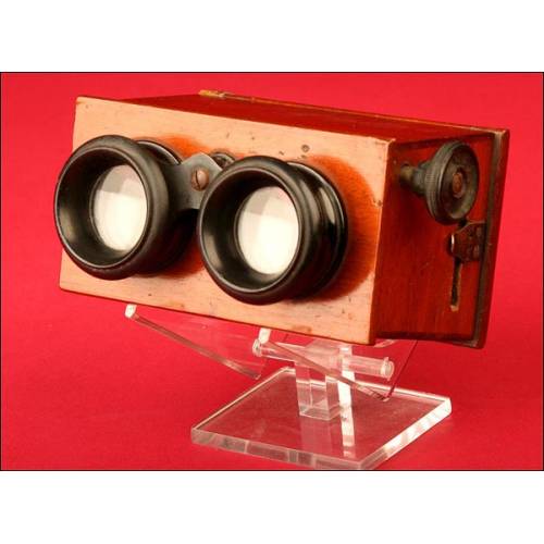 Antique 43 x 107 mm Stereo Glasses Viewer. 1920s.