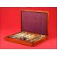 Magnificent Optician's Lens Case in Perfect Condition. Ca.1900