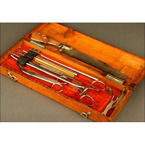 Antique Surgeon's Carrying Case, Make A. FISCHER & Cie. Brussels, ca. 1900