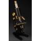 German Schröeder Microscope from the 1920's with Original Wooden Case. Working