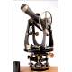 Attractive American Theodolite from the 1930's. With Original Case and Wooden Base.