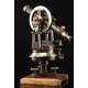 Rare Theodolite Manufactured Circa 1910 in Zaragoza, Spain by Laguna de Rins. Working