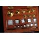 Dutch Precision Balance Weighing Set. Manufactured in the 1930's. Complete