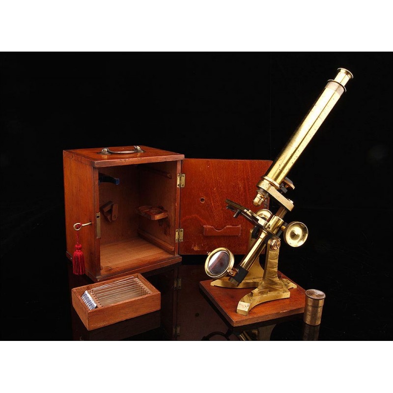 British Microscope, Circa 1870