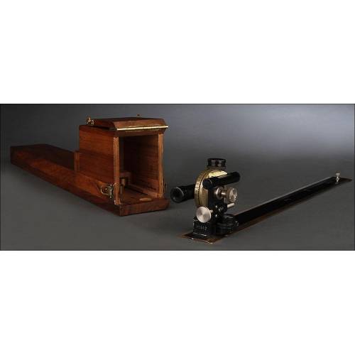 Interesting Inclinometer, Circa 1915. Working and in Wooden Box