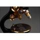 German E. Leitz Wetzlar Microscope, 1920. Original Case and Perfect Functioning