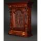 Rare Carved Medicine Cabinet, 19th Century.