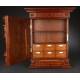 Rare Carved Medicine Cabinet, 19th Century.