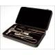 Estuche con Instrumental para Practicar Trepanaciones. Alemania, Siglo XIX