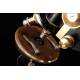 Steindorff Microscope in perfect working order. Germany, 1920's. With Case