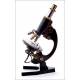 Beautiful E. Becker Microscope, Well Preserved and Working. Germany, 20-30's