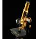 Fantastic Vintage Enrst Leitz Microscope. Germany, 1929. Working and with Case