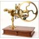 Antique watchmaker's lathe, large size.