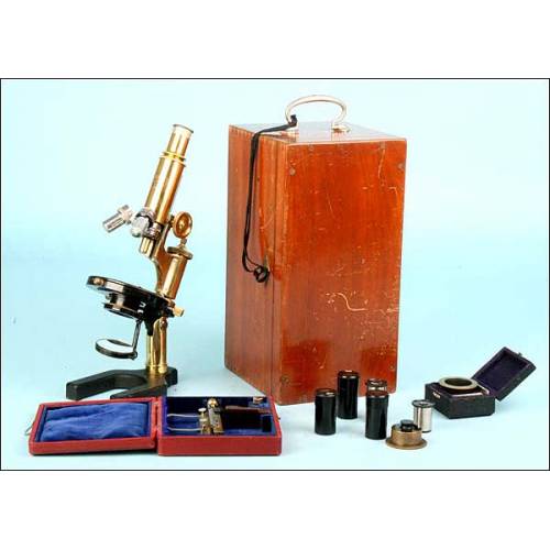 Antique Carl Zeiss-Jena Microscope, 1910